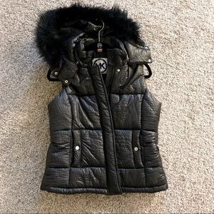 [NWOT] Michael Kors Faux Fur Puffer Vest - M
